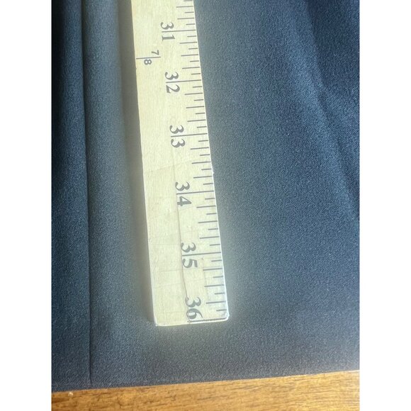 Calvin Klein Womens Black Crepe Ruffle Sleeve Sheath Dress  Size 8 - Picture 15 of 15